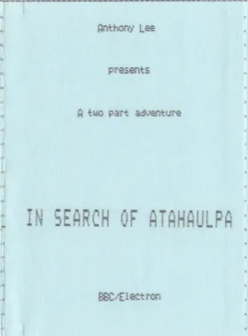 In Search Of Atahaulpa - Part 2 (1988)(Doctor Soft) box cover front